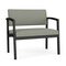 Lesro Lenox Steel Bariatric Chair Metal Frame, Black, OH Eucalyptus Upholstery LS1401 - alternate 1